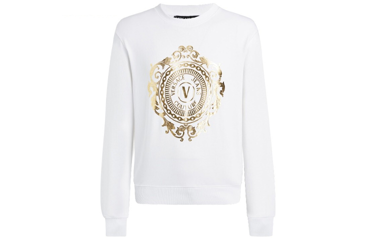 VERSACE JEANS COUTURE Sweatshirts Men White - POIZON
