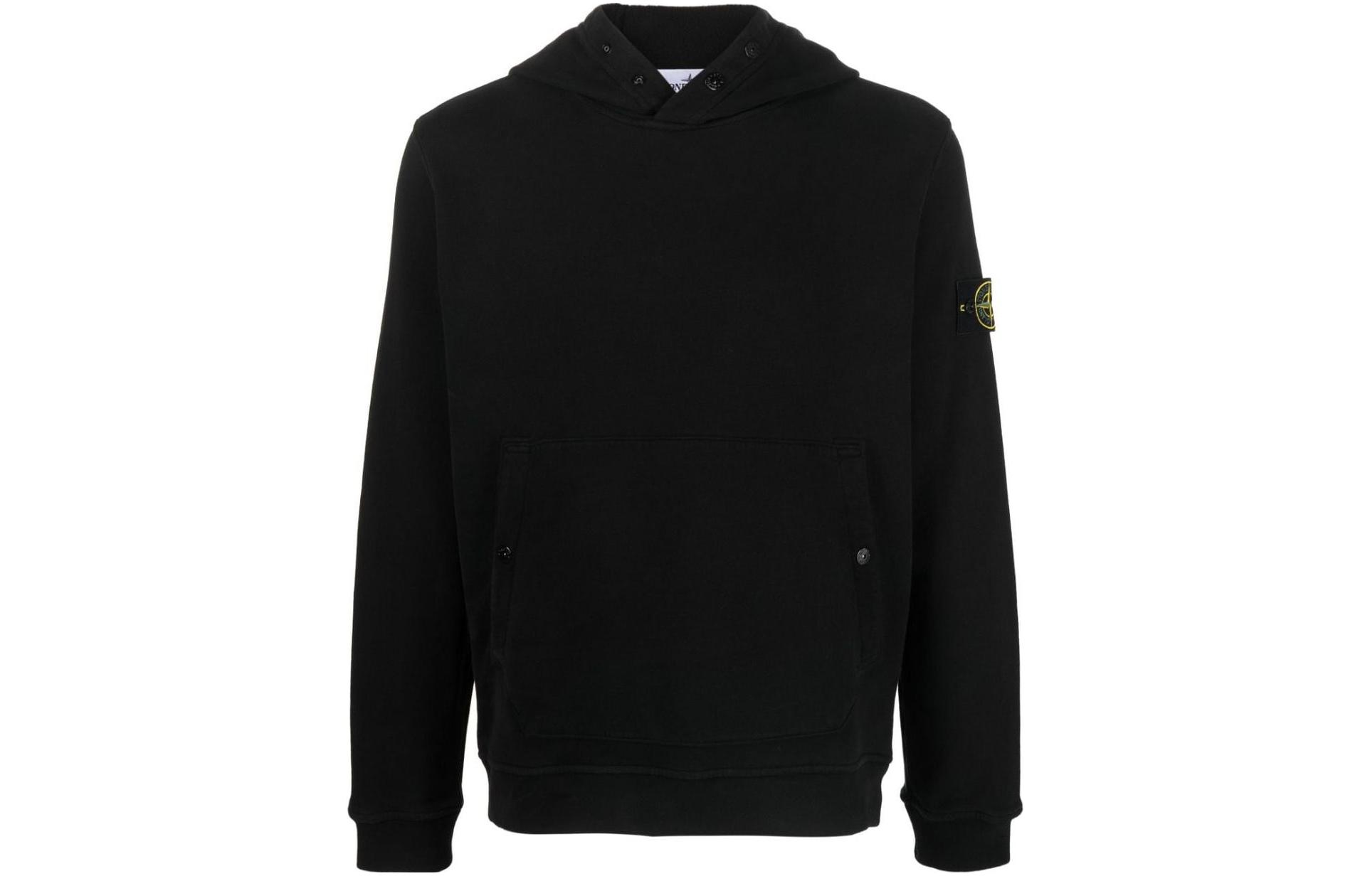 【送料&関税込】Stone Logo Patch Long-sleeved Hoodie STONE ISLAND Logo Patch Long-Sleeved Hoodie - POIZON
