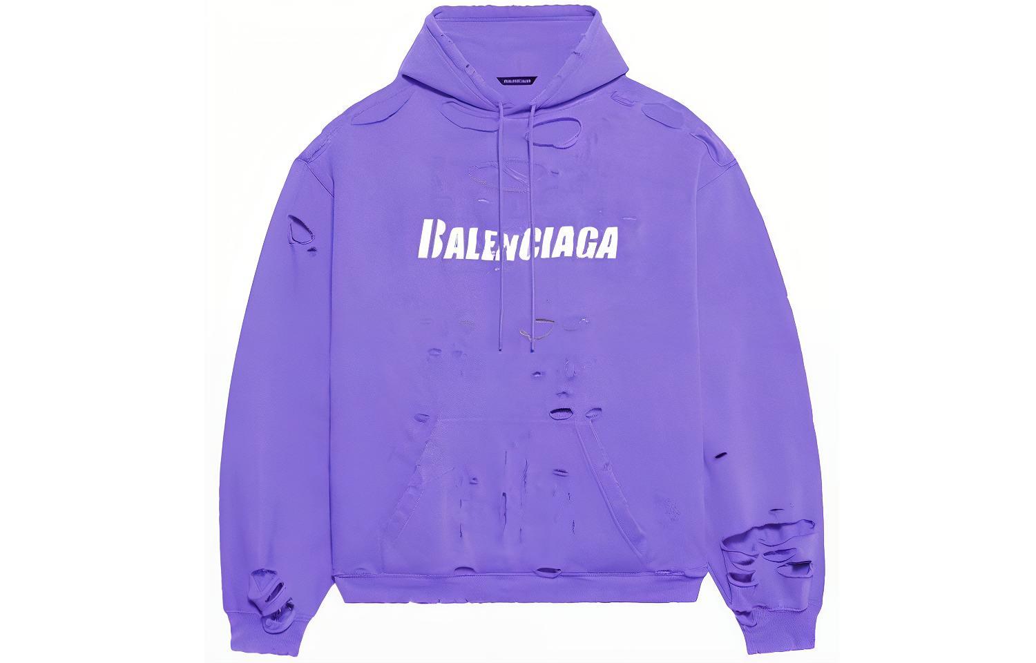 【BALENCIAGA】CAPS DESTROYED フーディ Balenciaga Caps Destroyed Oversize Fit Hoodie Dark Green