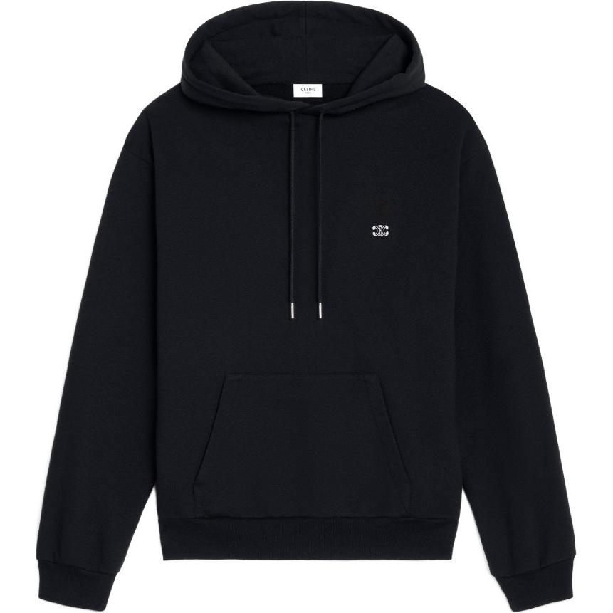 パーカー・フーディ CELINE TRIOMPHE HOODED CELINE Triomphe Logo Hoodie - POIZON