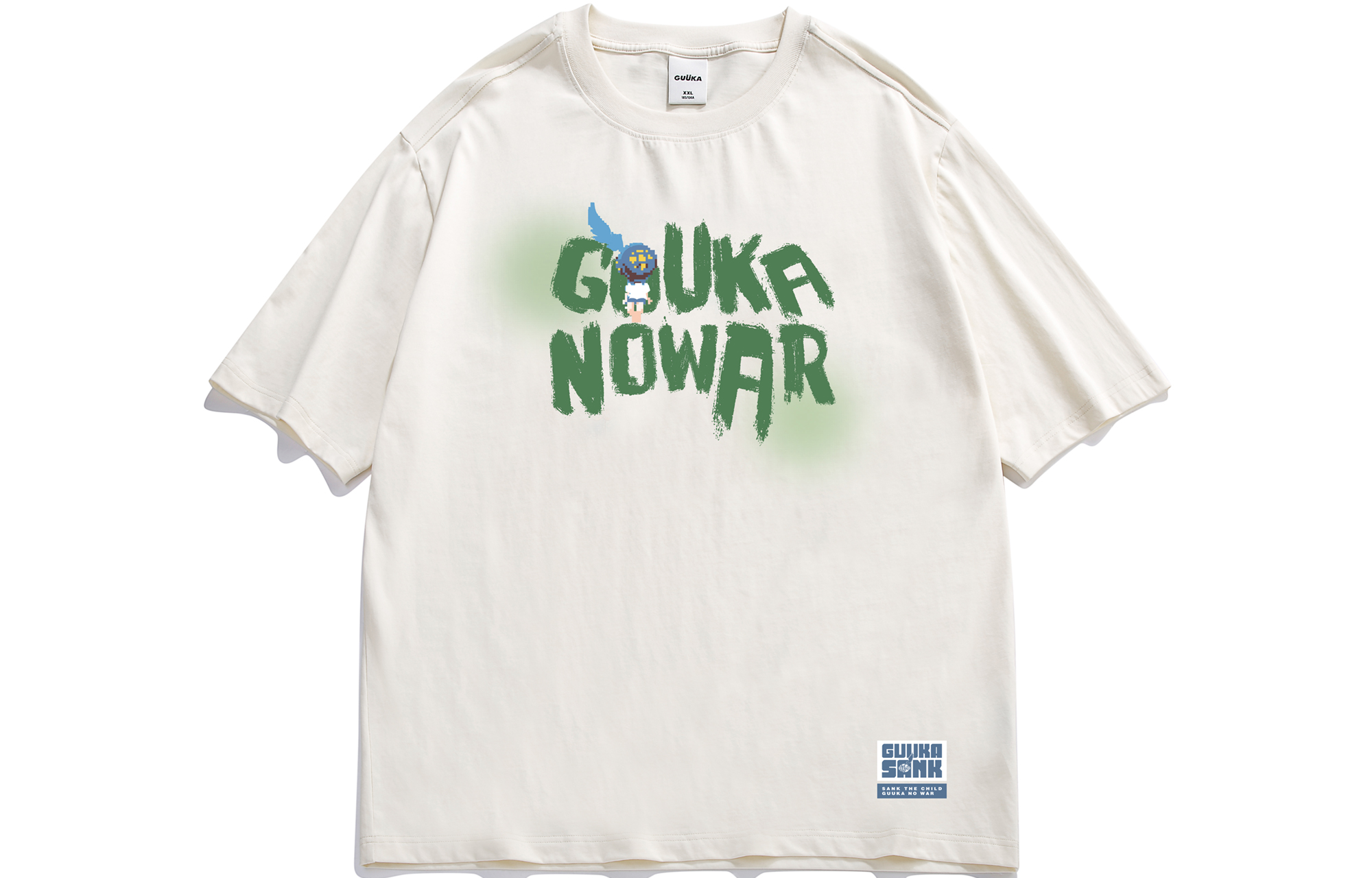 Guuka T-Shirts Unisex Cream White - Cheap Rcj Jordan Outlet
