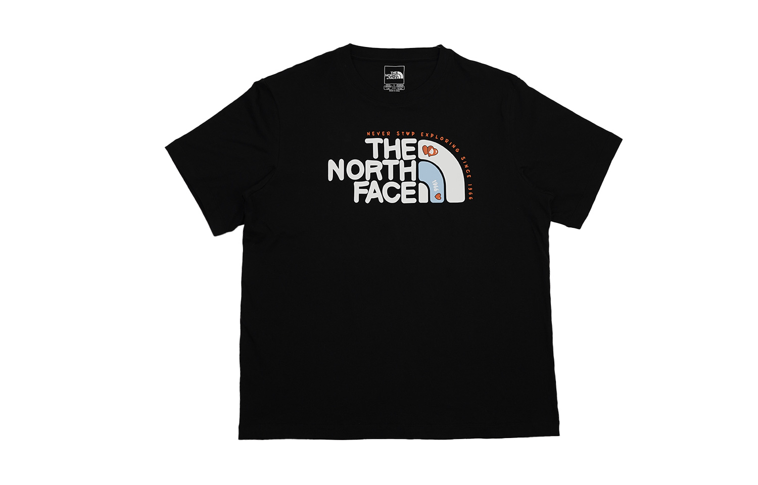 THE NORTH FACE T-Shirt Unisex Black S - POIZON