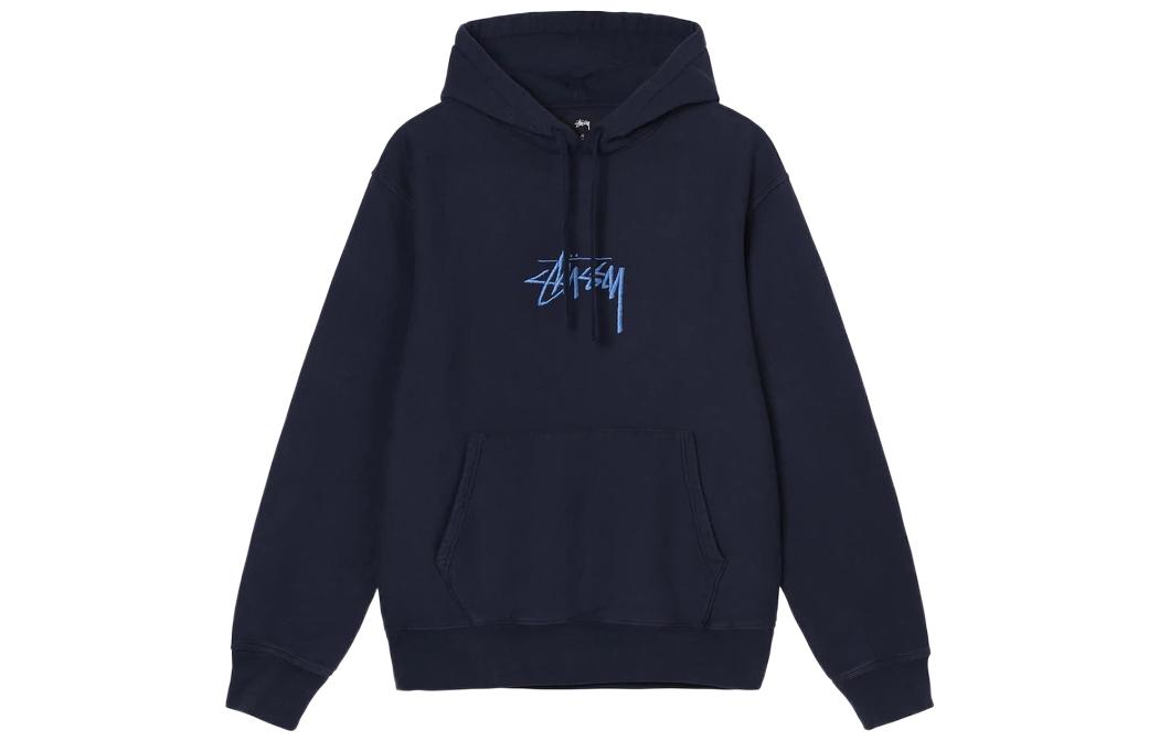 希少 Stussy スチューシー Stock Logo Applique Hoodie Stussy Stock Logo Applique Hoodie - Ash Heather | Flatspot
