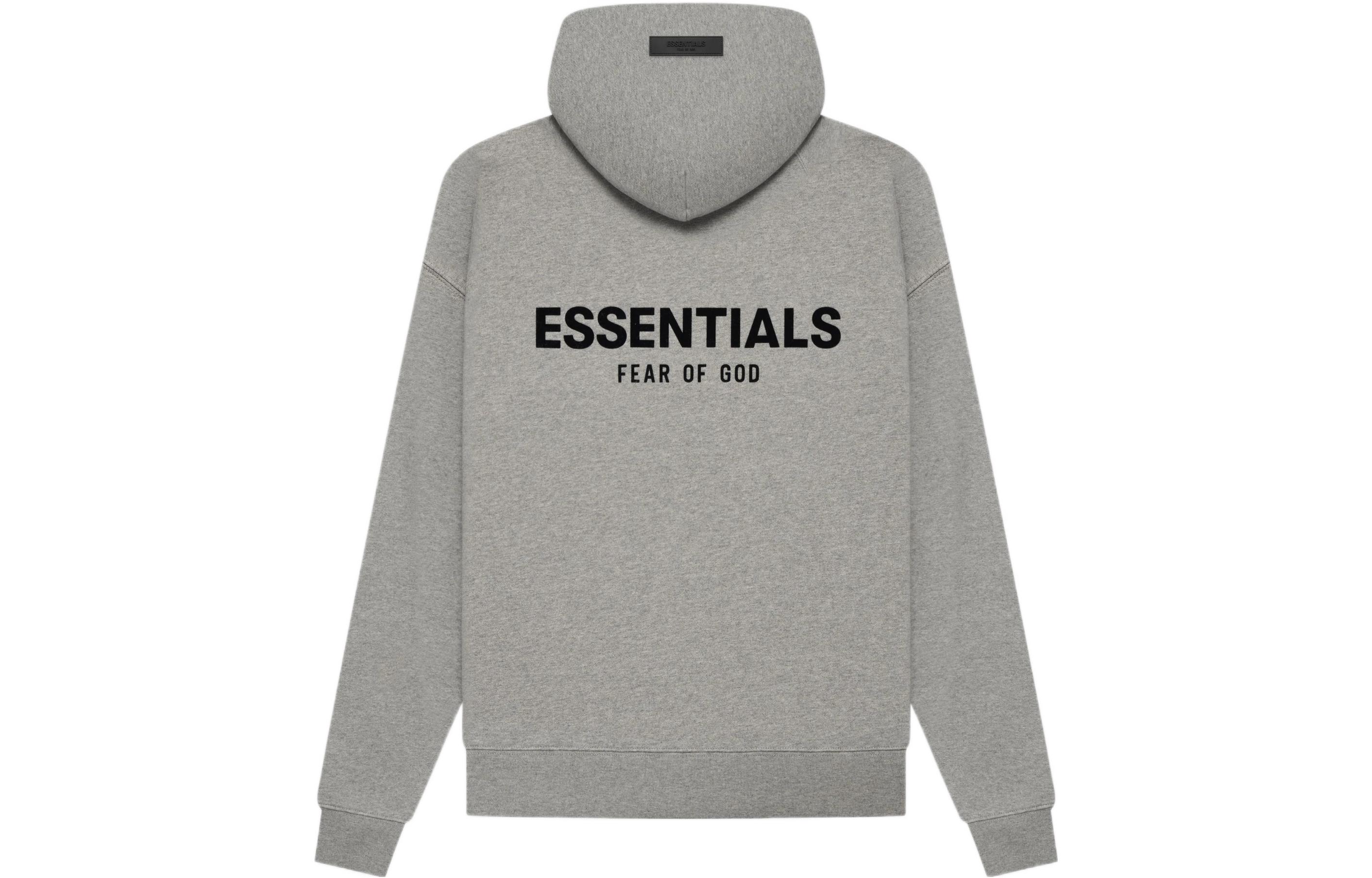 ★23AW 最新作★FEAR OF GOD ESSENTIALS Pullover Hoodie Essentials Fear Of God Dark Oatmeal Hoodie Large at Amazon