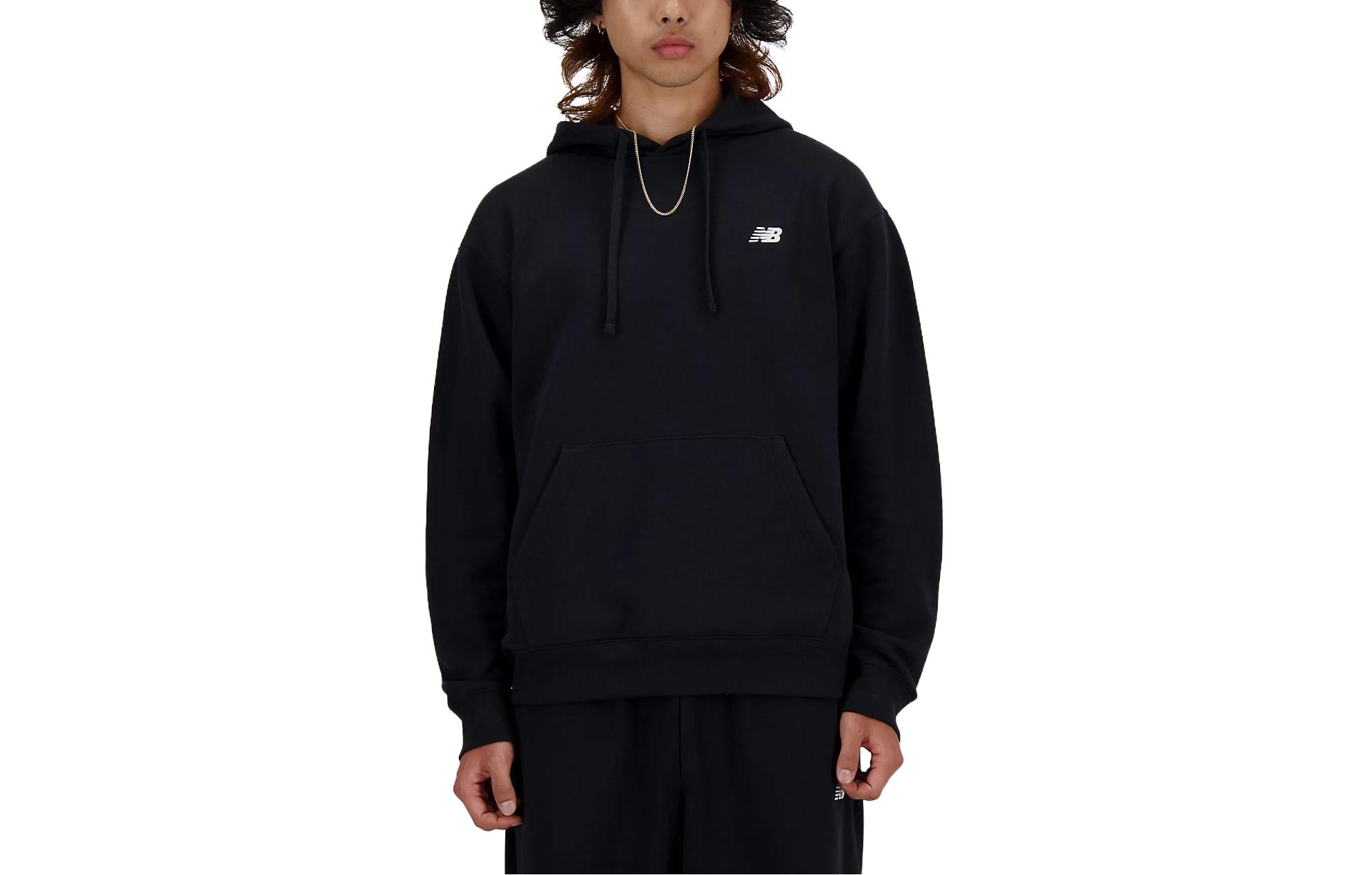 【関税&送料込】New Balance Black Cotton Sweatshirt New Balance Sweatshirts Men Black XL - POIZON