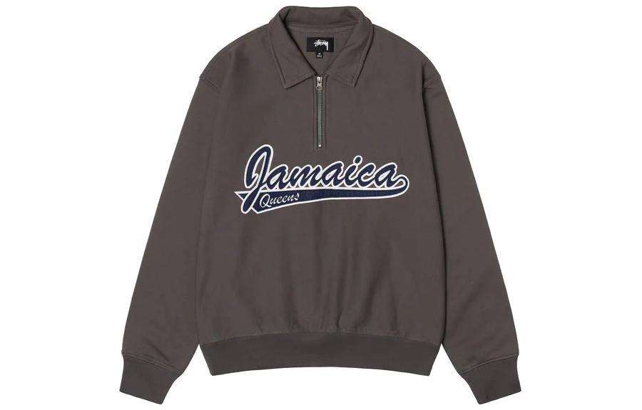 Stussy & DENIM TEARS】 HALF ZIP ハーフジップフリース (STUSSY