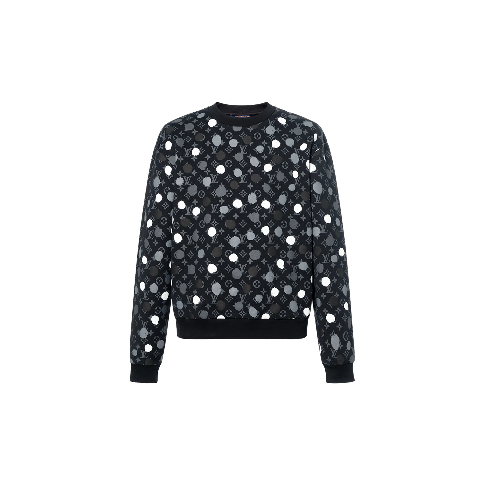 LUIS VUITTON カシミヤ混プリントスウェット