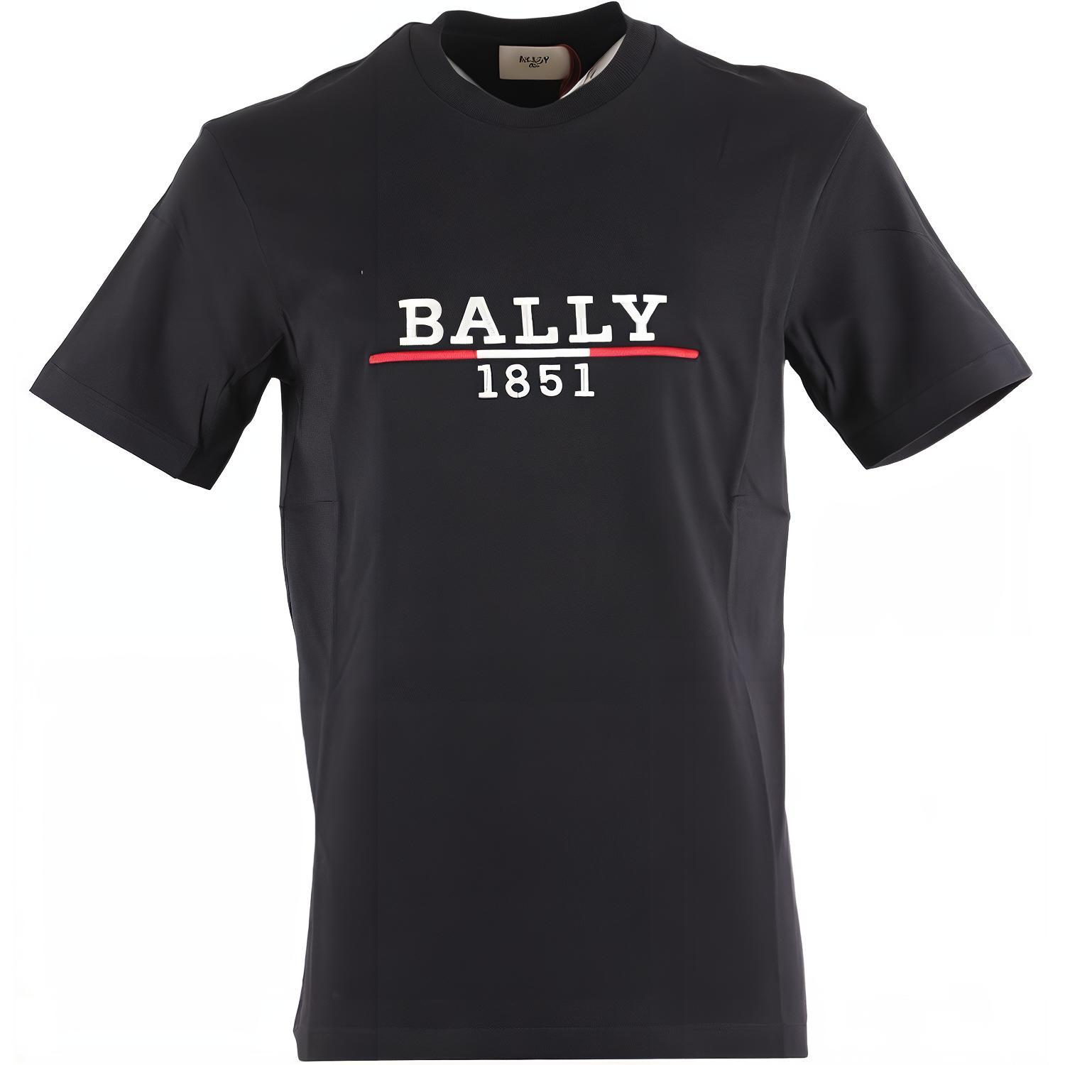 BALLY T-Shirts Men Black L - POIZON