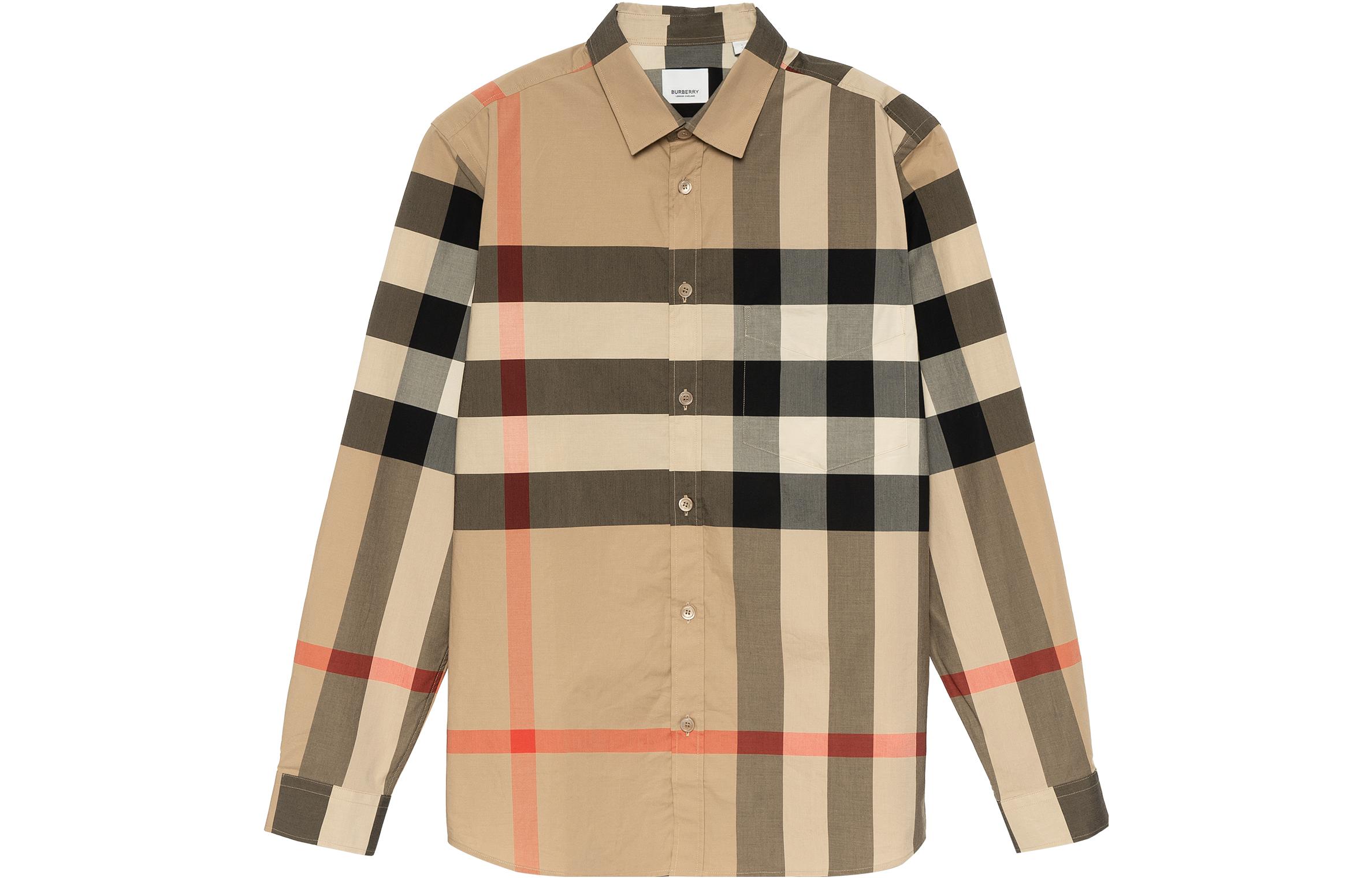 BURBERRY - 【美品】BURBERRY バーバリー ストライプ 長袖シャツ
