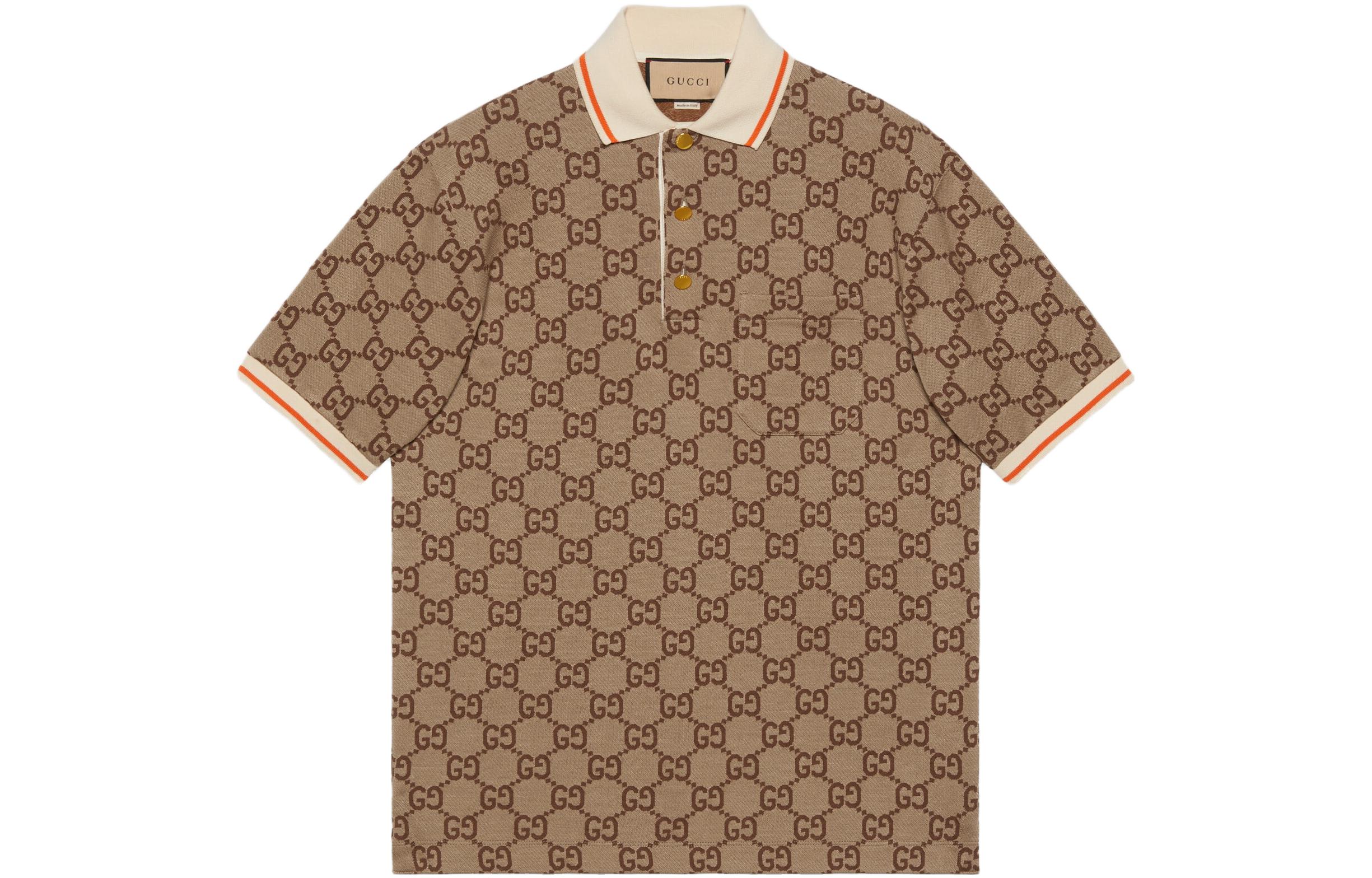 ❤️ ✰︎pesu✰︎さま❤️ GUCCI Gg Logo Jacquard Polo Shirt M - POIZON