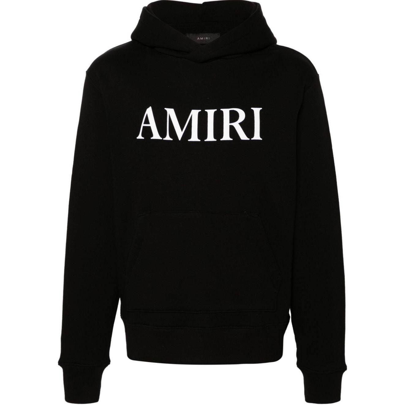 国内発 AMIRI ロゴペガサスブラックコットン長袖フーディー AMIRI Sweatshirts Apparel on Sale & Authentic - POIZON
