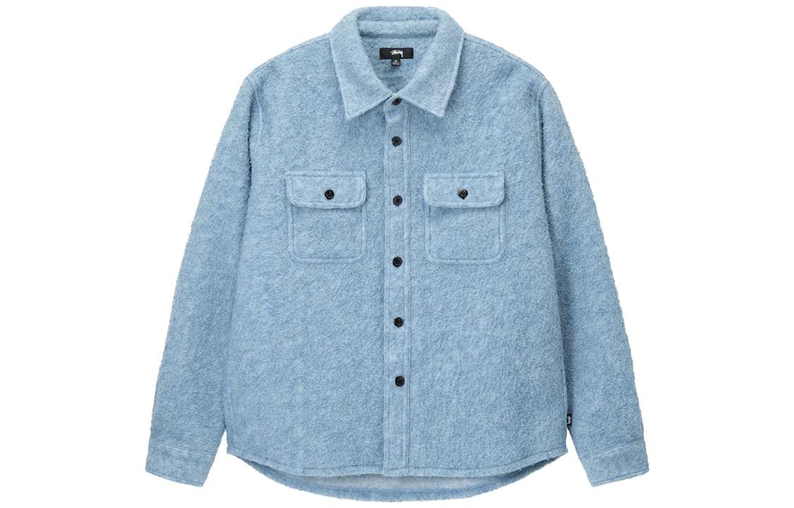 ★22-23FW新作★STUSSY★CASENTINO WOOL CPO SHIRT Stussy Casentino Wool Cpo Shirt Black M - POIZON