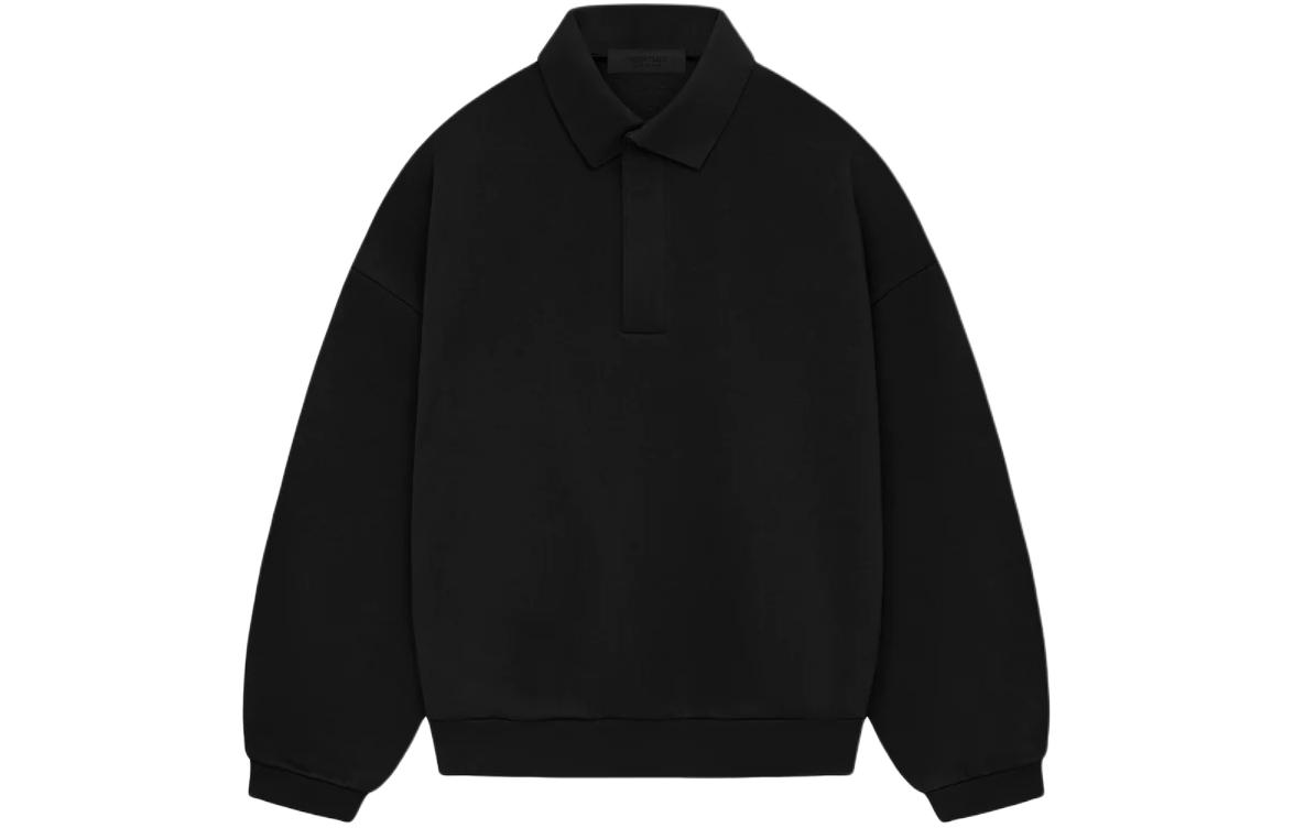 Fear of God Essentials Longsleeve Polo Light Heather Grey