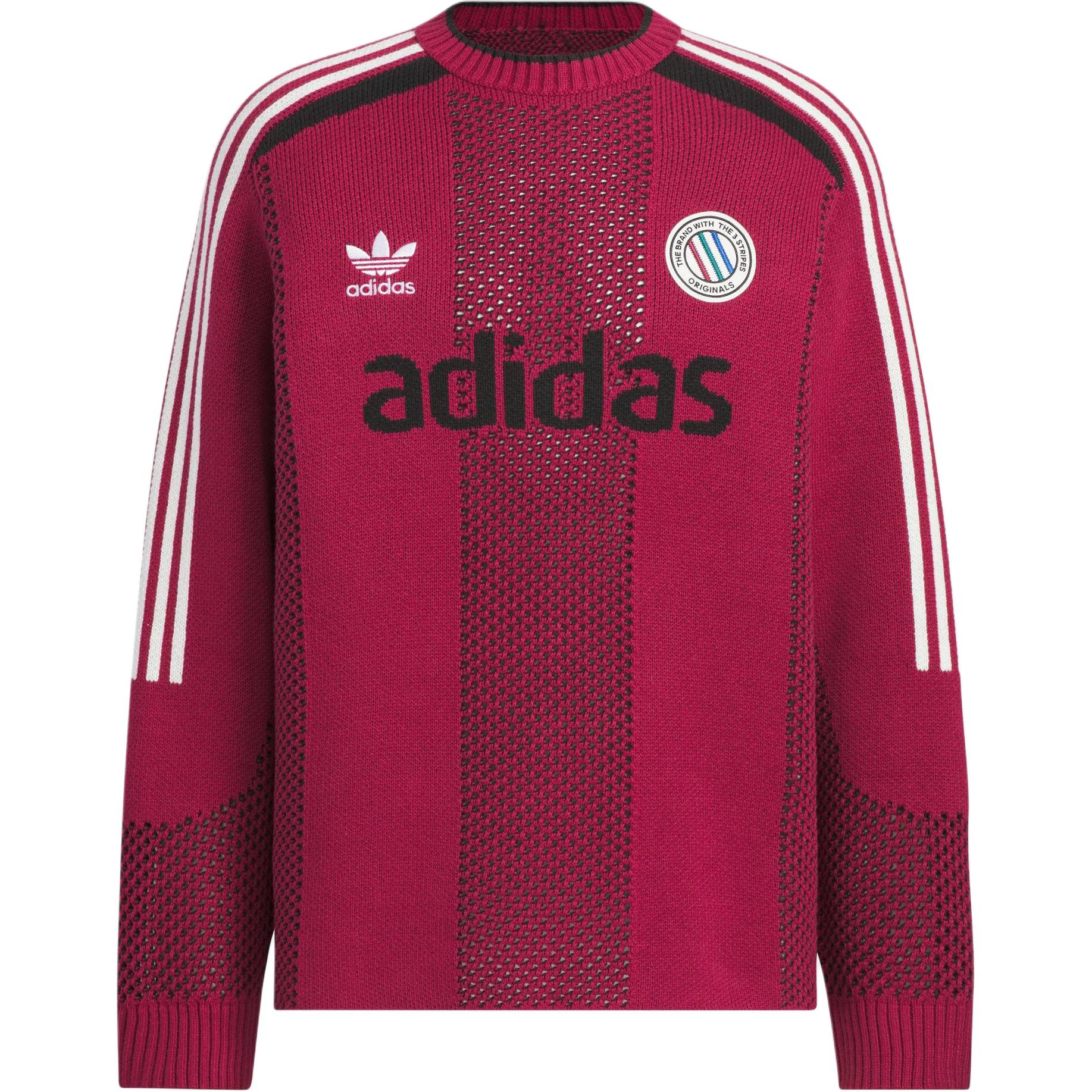 burgundy adidas sweater
