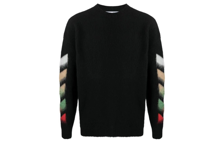 OFF-WHITE Diagonal Arrows Motif Sweater - POIZON