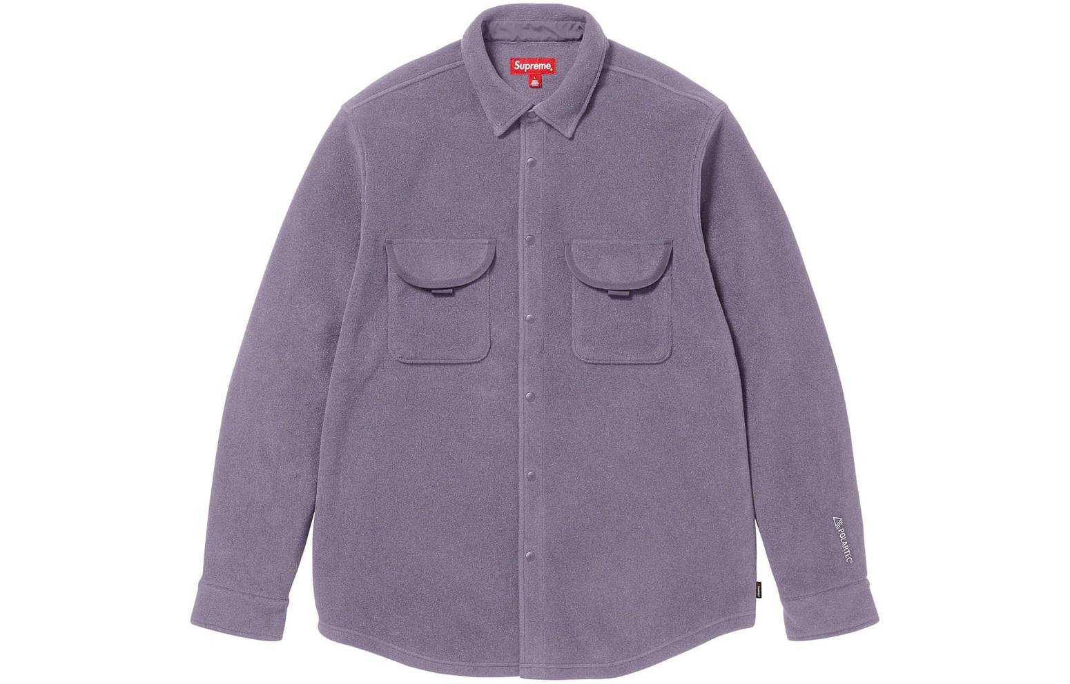 Supreme Polartec® Shirt Tan Supreme Polartec Shirt (FW23) - $138
