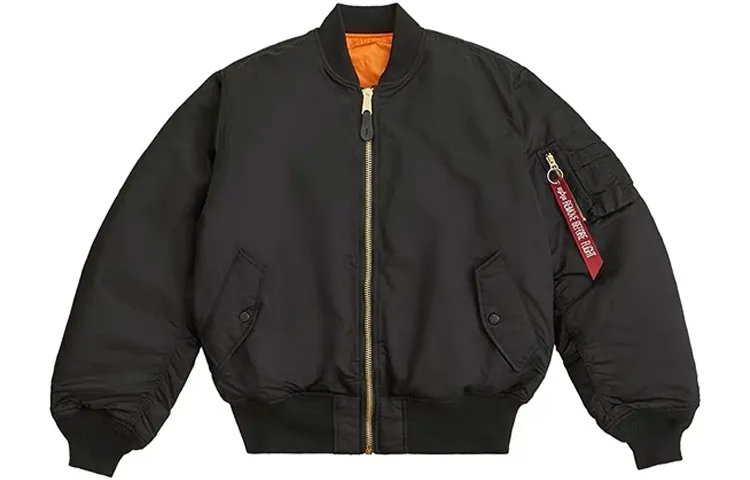 Alpha Industries Jacket Unisex Black L - POIZON