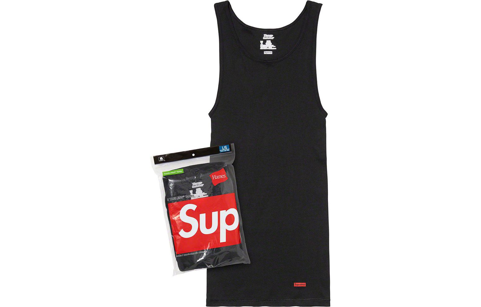 Supreme X Hanes Tank Tops 3 Pack - POIZON