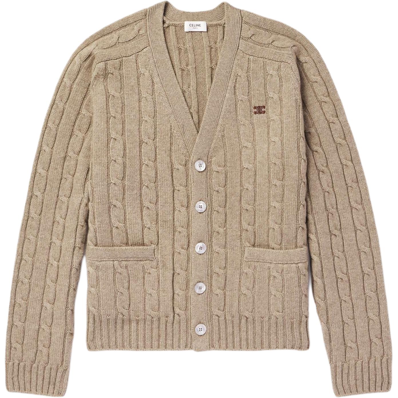 ジャケット CELINE | CARDIGAN IN BOUCLE TWEED CASHMERE 2V39J593V.97IV ジャケット CELINE | CARDIGAN IN BOUCLE TWEED CASHMERE