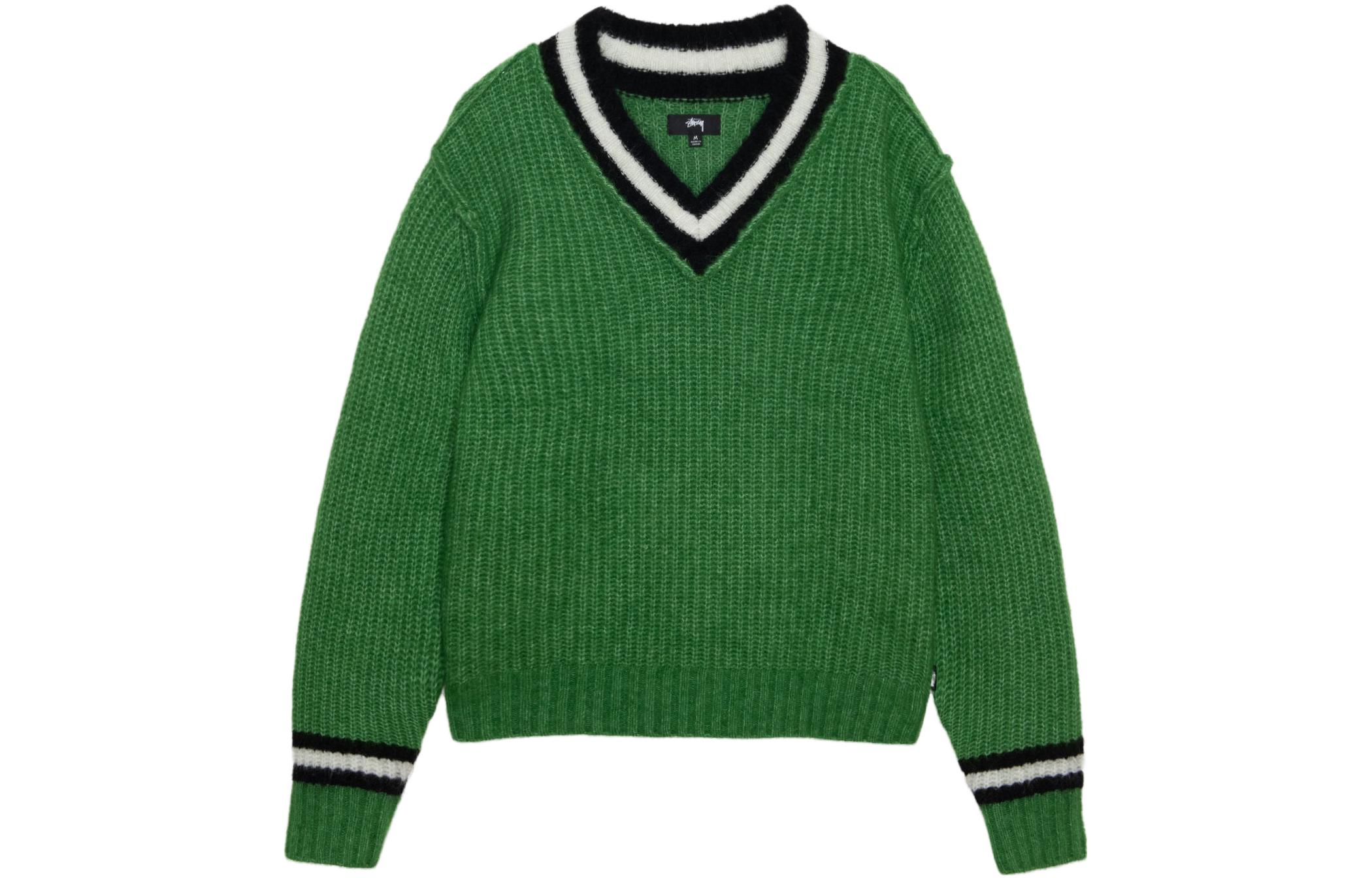 トップス Stussy mohair tennis sweater Stussy Mohair Tennis Sweater - POIZON