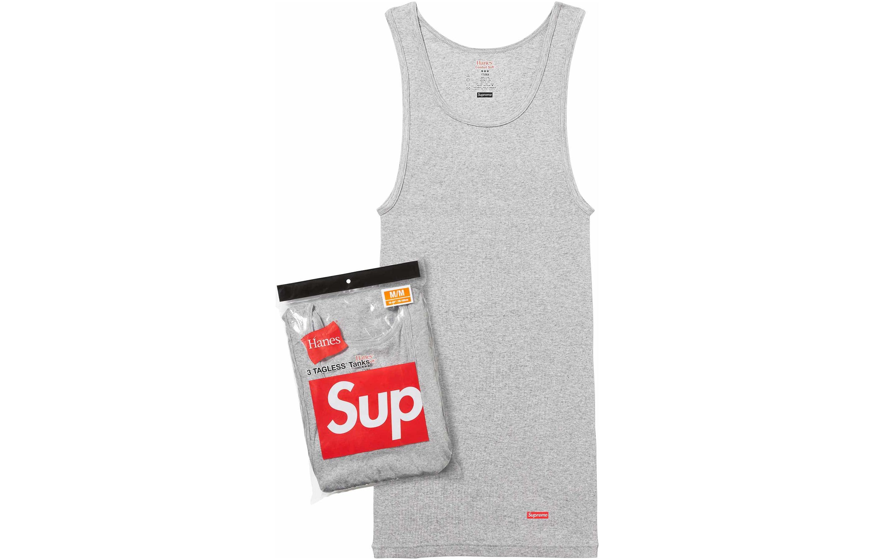 Supreme Hanes Tagless Tank Tops (3 pack) シュプリーム タンク Supreme®/Hanes® Tagless Tank Top (3 Pack) – Supreme