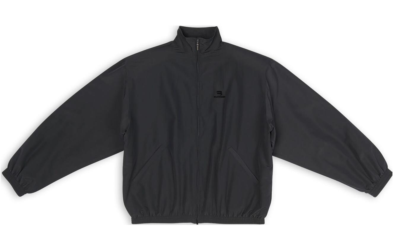 【関税・送料込み】Balenciaga Jacket Balenciaga Sporty B Oversized Tracksuit Nylon Jacket - POIZON
