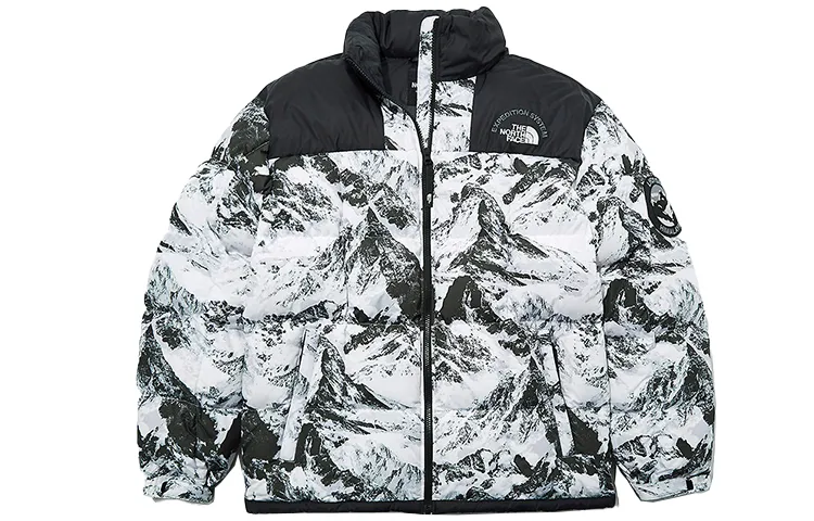 THE NORTH FACE Lhotse Down Jackets Snow Mountain White Unisex 