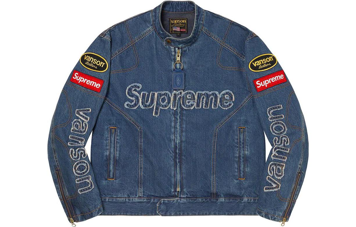 Supreme Vanson Leathers Cordura Mesh Jacket (SS22) - $898