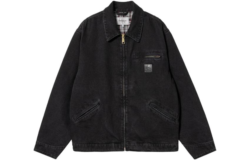 Carhartt WIP Denim Jackets Unisex Black - POIZON