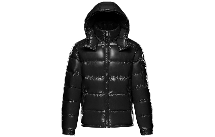 Moncler Maya Series Down Jackets Men Black - POIZON