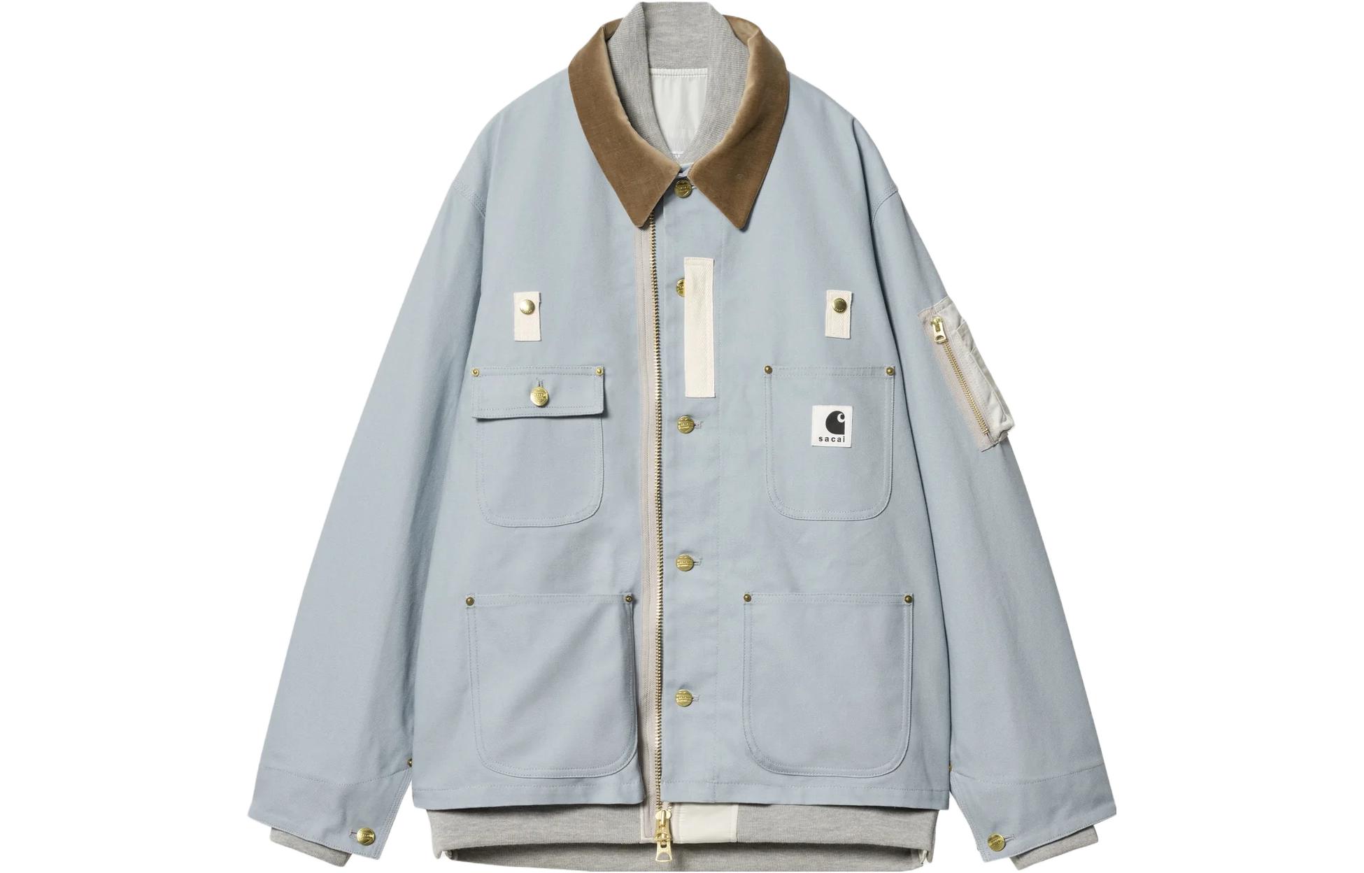 Sacai - Sacai X Carhartt WIP Canvas x MA-1 Jacket Michigan
