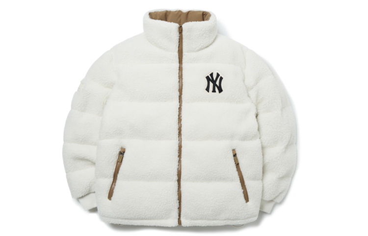MLB Down Jackets Unisex White - POIZON