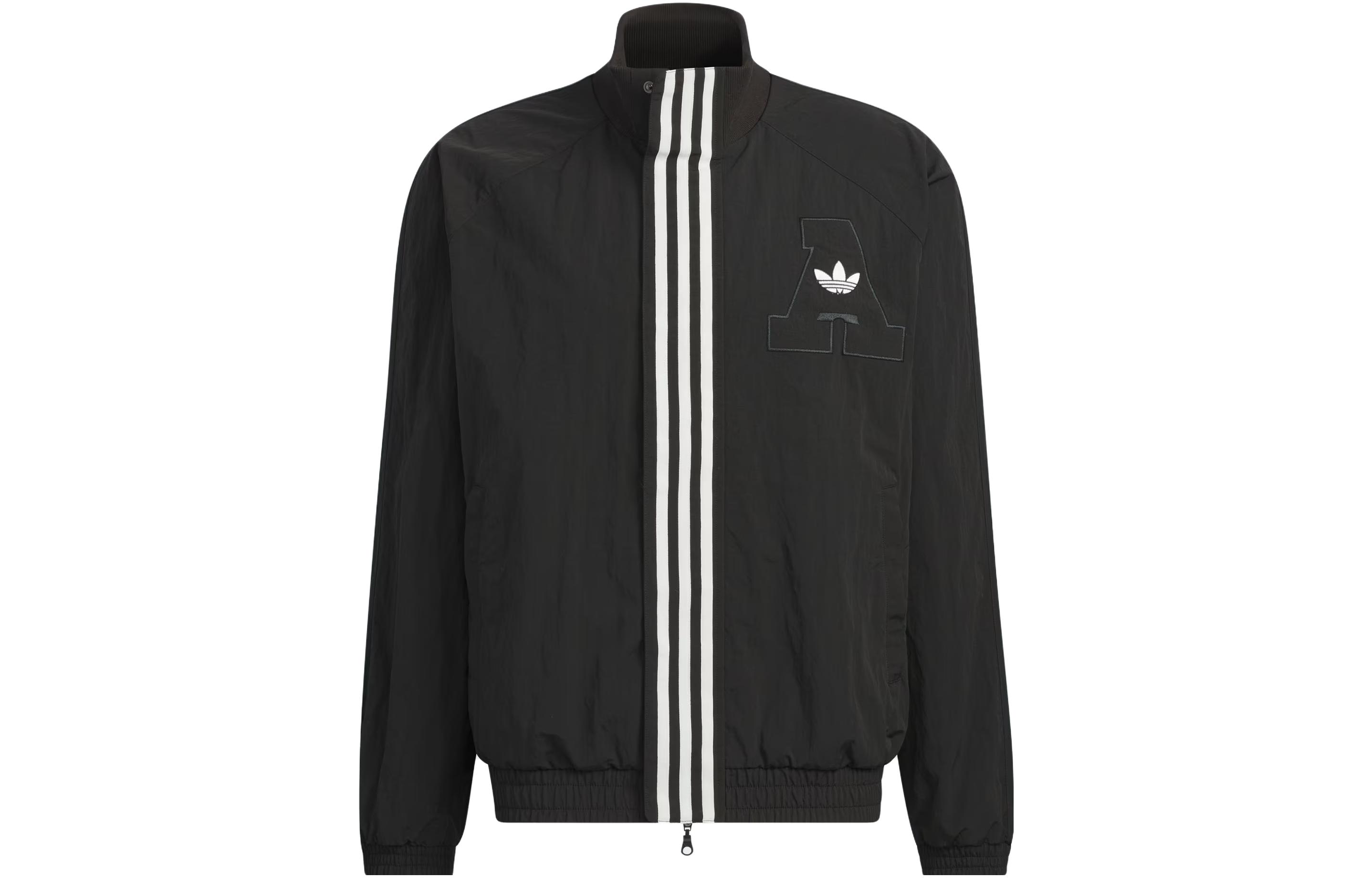 【SATIIIZ】Riad Crop Padded Flight Jacket Adidas originals Rifta Jackets Black S - POIZON