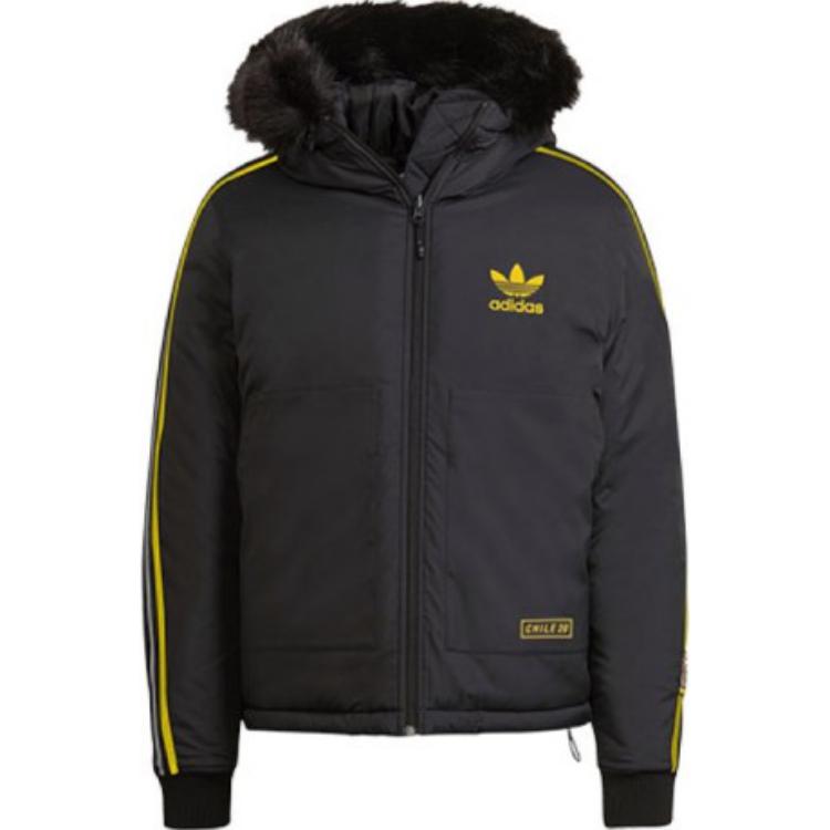 adidas CHILE 20 トラックジャケット ブラック NEW MEN'S ADIDAS ORIGINALS CHILE 20 TREFOIL TRACK JACKET