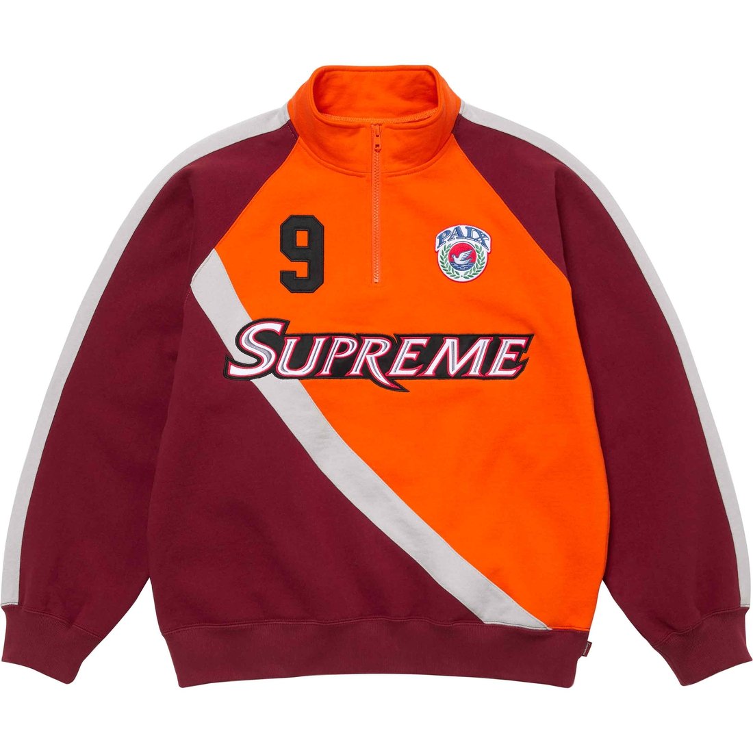 パーカー・フーディ Supreme Cross Half Zip Sweatshirt SS 20 WEEK 12 Supreme Cross Half Zip Sweatshirt SS 20 WEEK 12 (Supreme