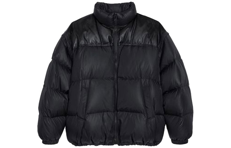 CELINE Homme Leather-Panelled Quilted Padded Shell Jacket