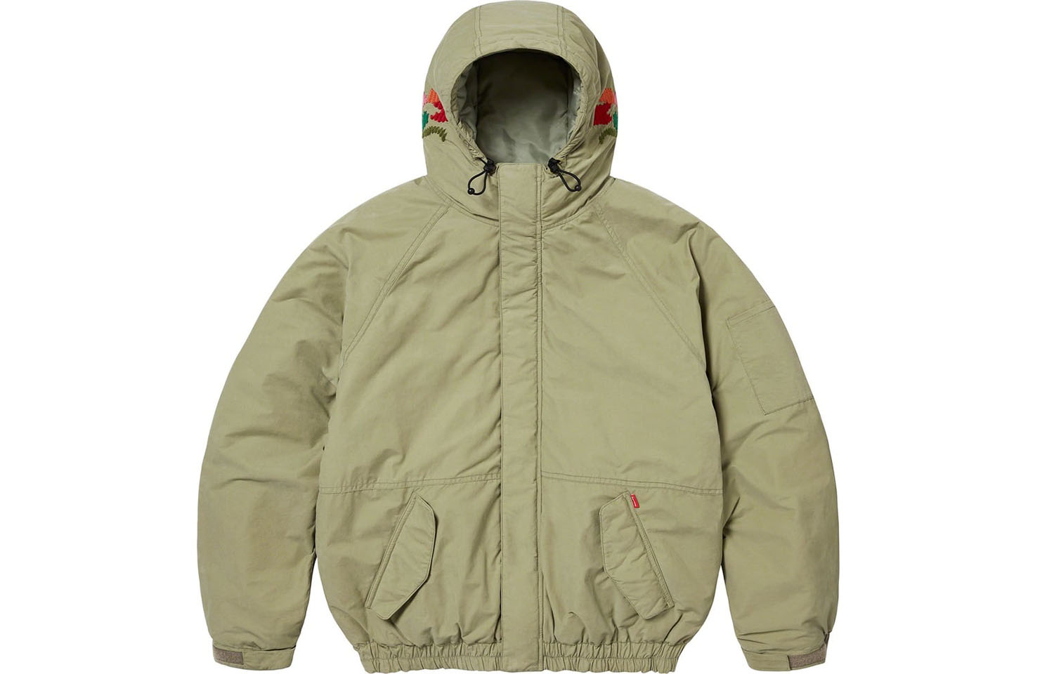 ジャケット・アウター Supreme Needlepoint Hooded Jacket Olive Supreme Needlepoint Hooded Jacket 2colors Black Olive Size S