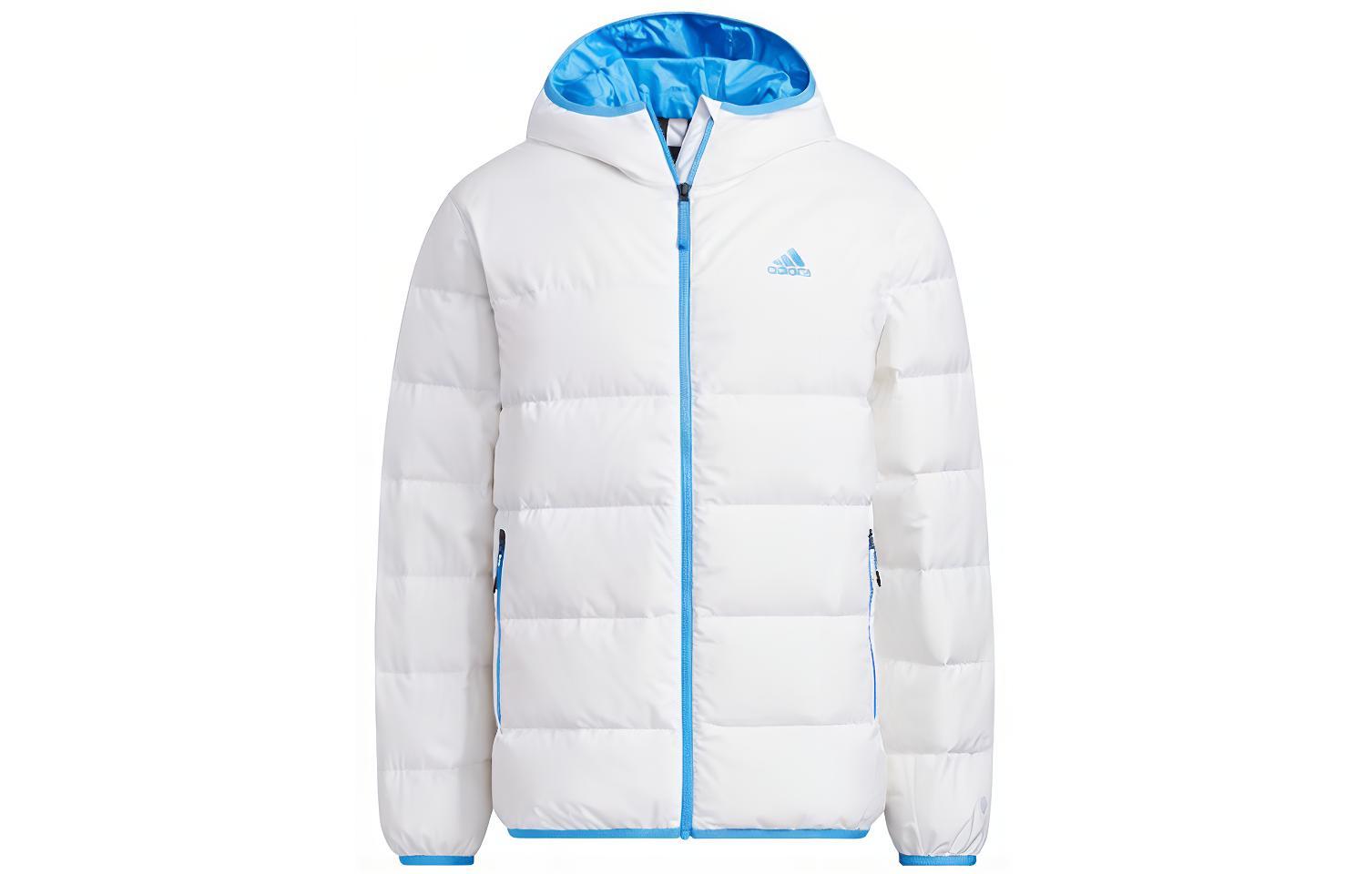 Adidas Down Jacket Unisex White - POIZON