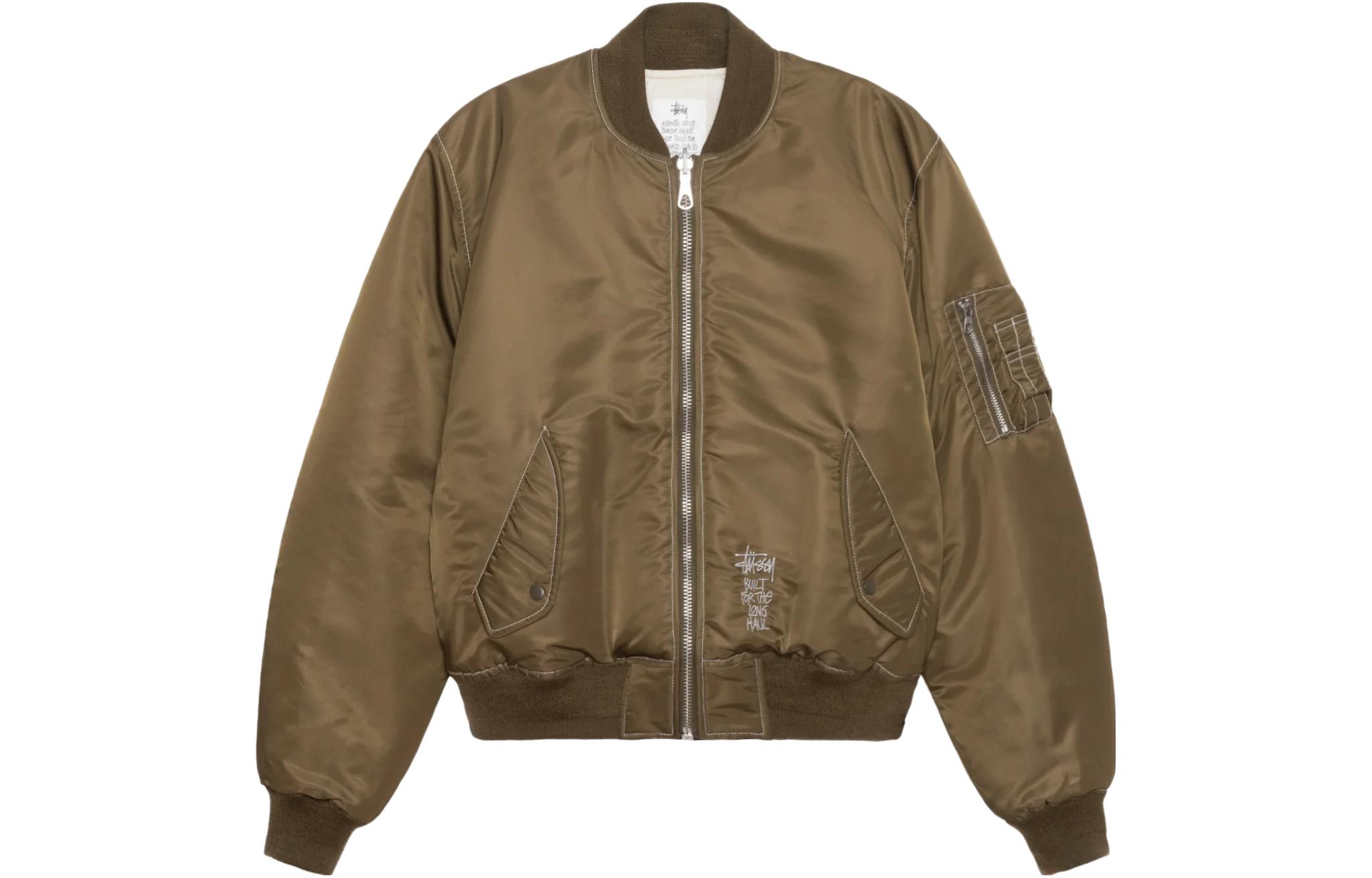 Stussy Built Reversible Bomber Jacket - POIZON