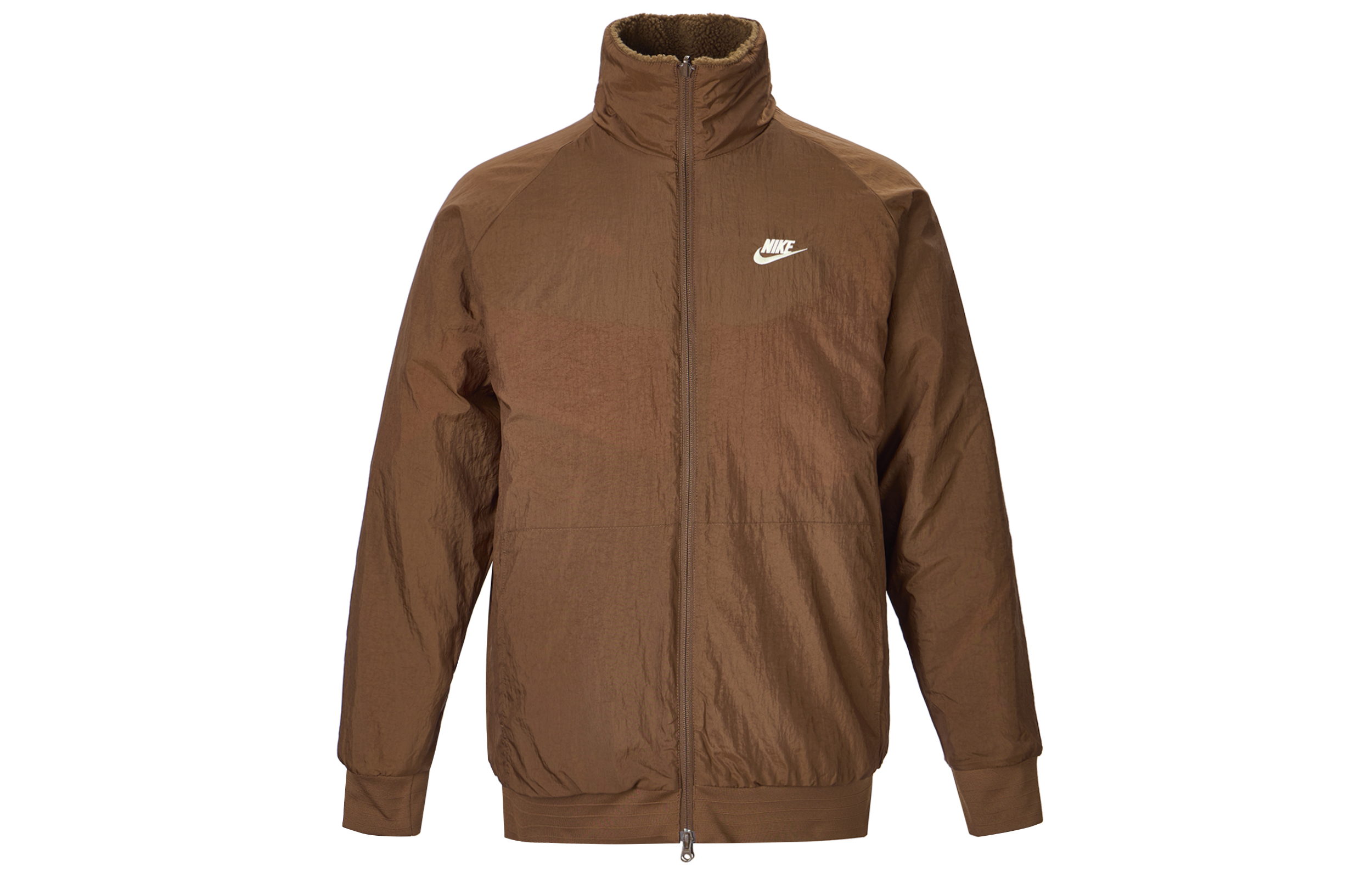 Nike Big Swoosh Reversible Boa Jacket - POIZON