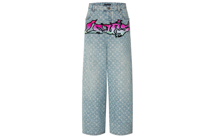パンツ Jent Louis Studded Baggy Denim Pants M Jent Louis Studded Baggy Denim Pants M（Made To Order