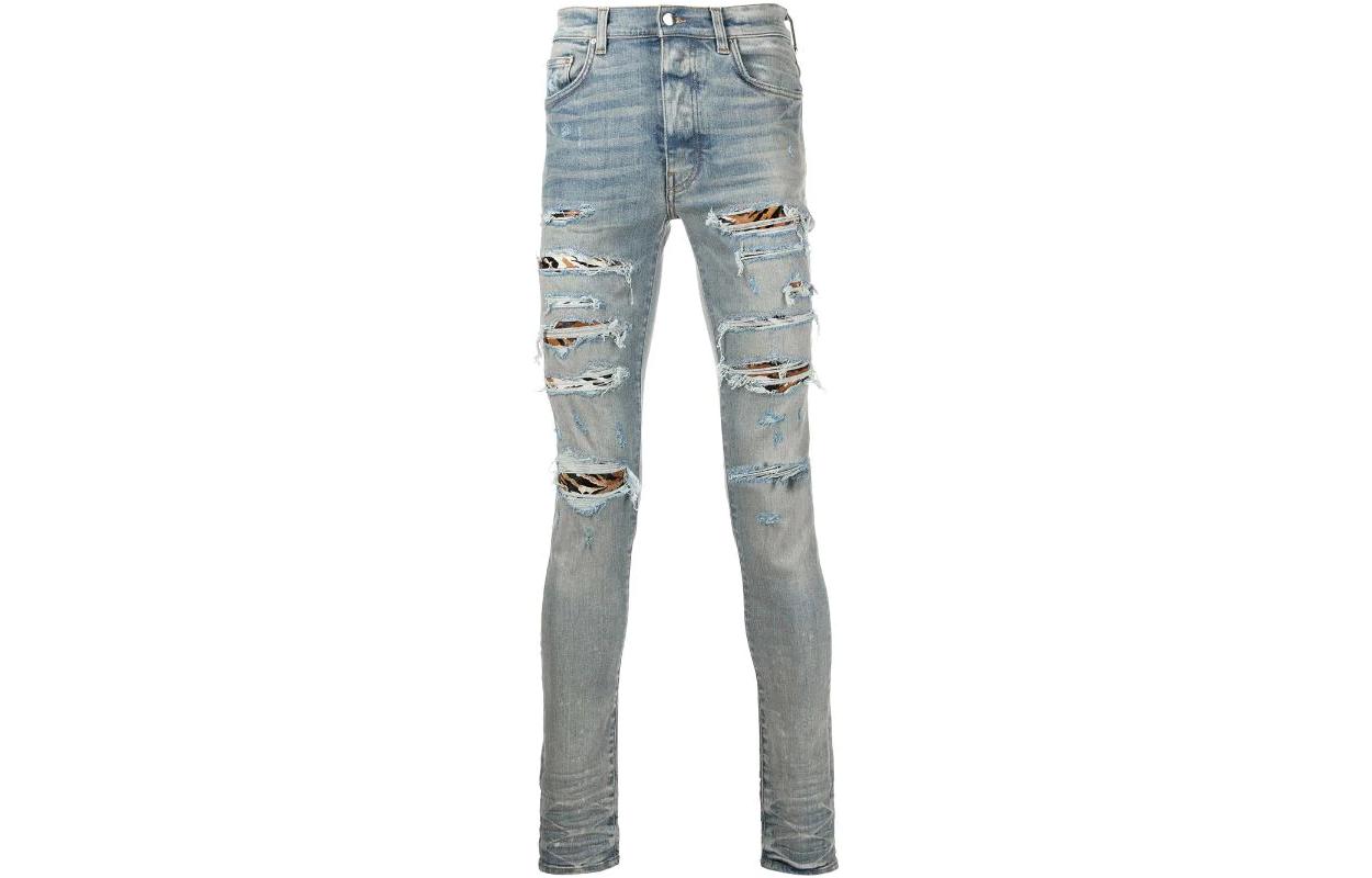 AMIRI Japanese Repair Denim Jean Black Men's 36 Slim Fit
