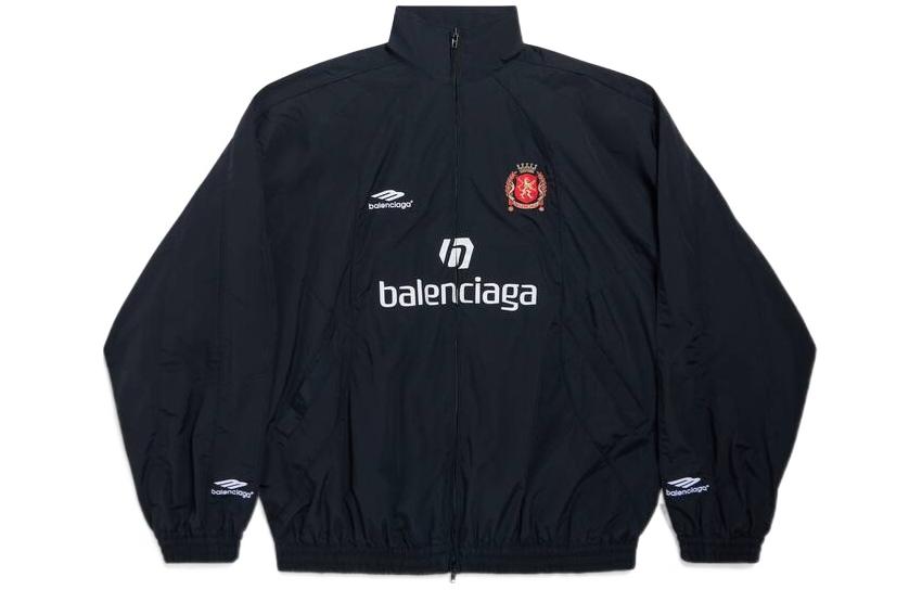 定価約45万円☆balenciaga☆ sports jacket BALENCIAGA】UNITY SPORTS ICON RACER ジャケット ブルスキン