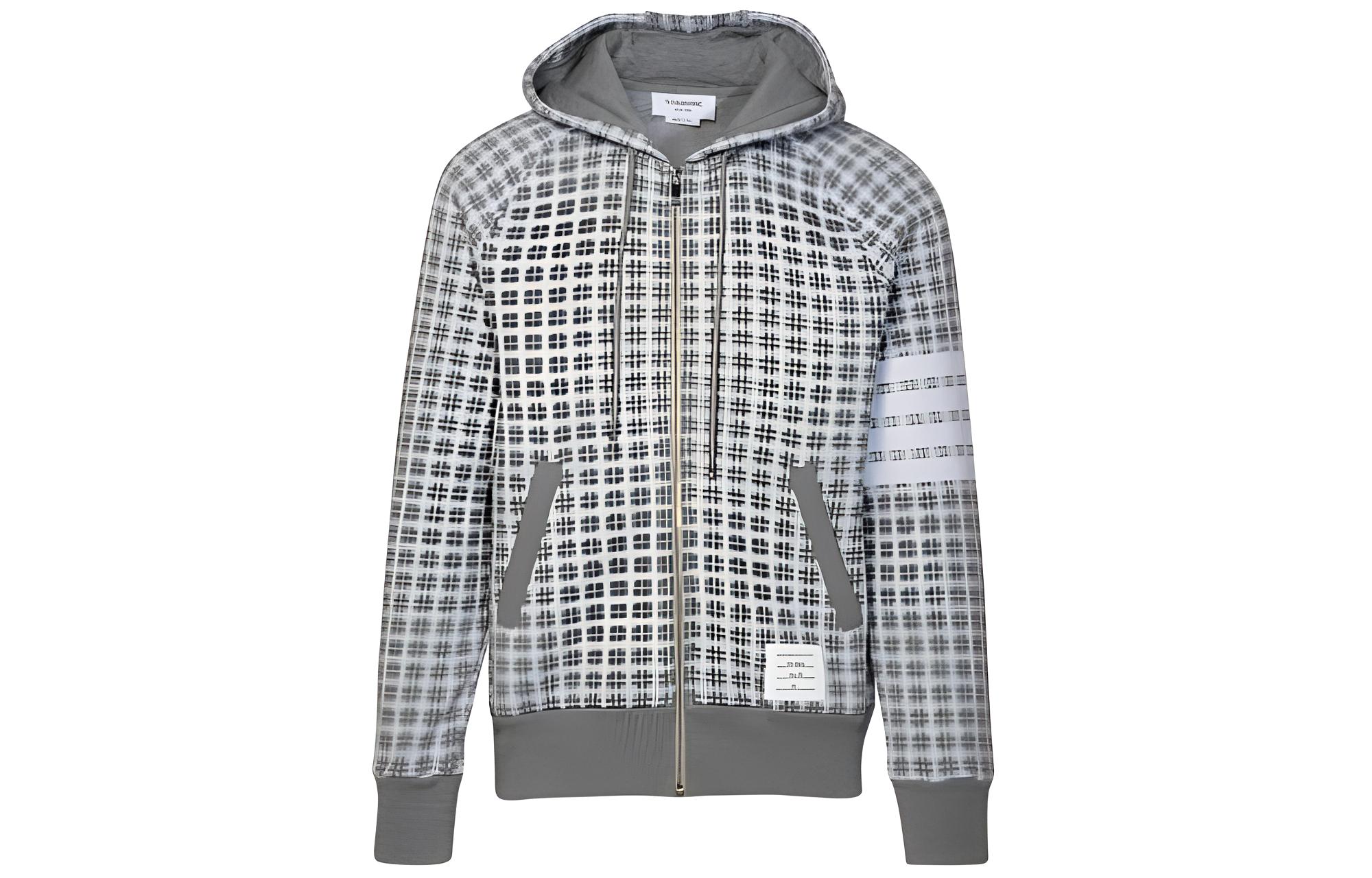 ジャケット THOM BROWNE Thom Browne Small Check Cotton Jacket Thom Browne Small Check Cotton Jacket Thom Browne