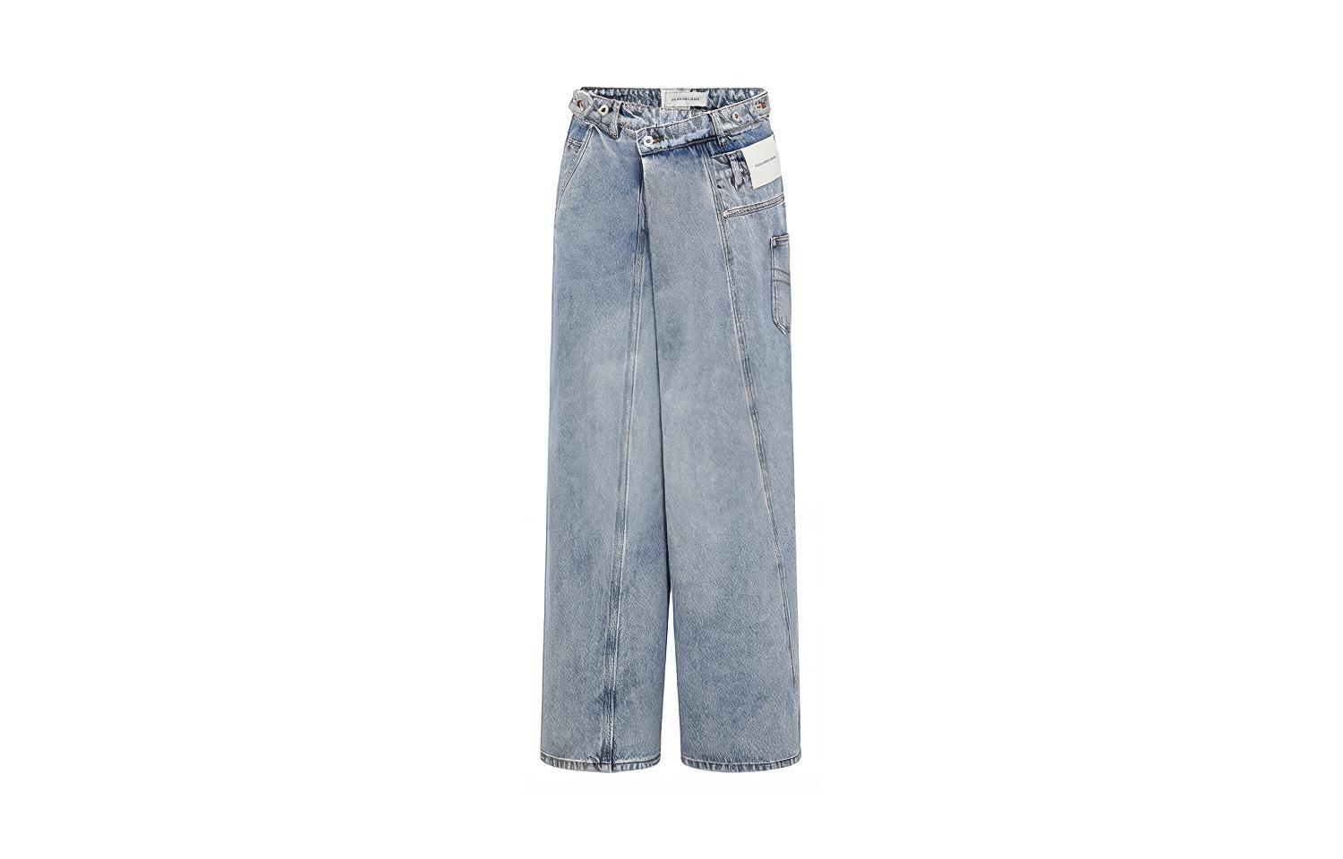 パンツ ASYMETRIC WIDE LEG JEANS FenG CHen WANG ASYMMETRIC DENIM TROUSER – Feng Chen Wang