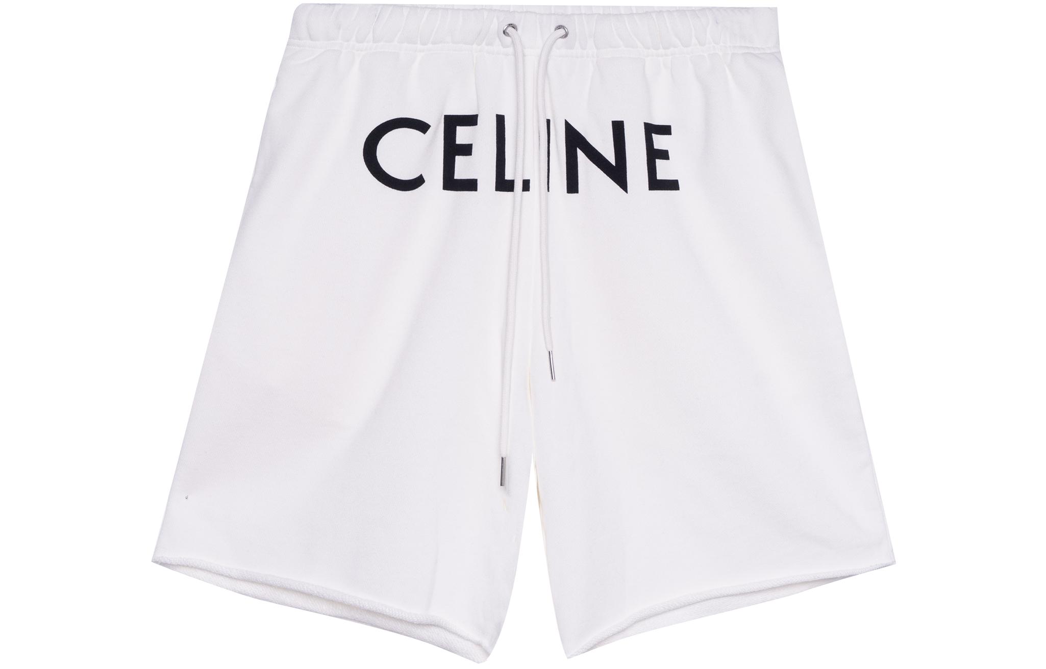 CELINE Casual Shorts Men White - POIZON