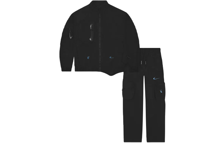 OFF-WHITE X Nike 003 Tracksuit Set Set (Black+Black) M - POIZON