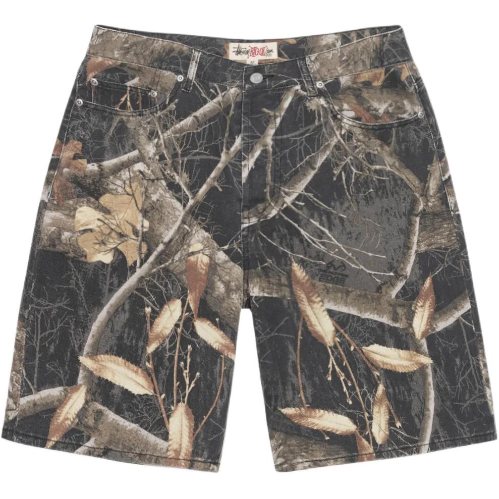 Stussy SS24 BIG OL' SHORT REALTREE EDGE Denim Shorts Unisex