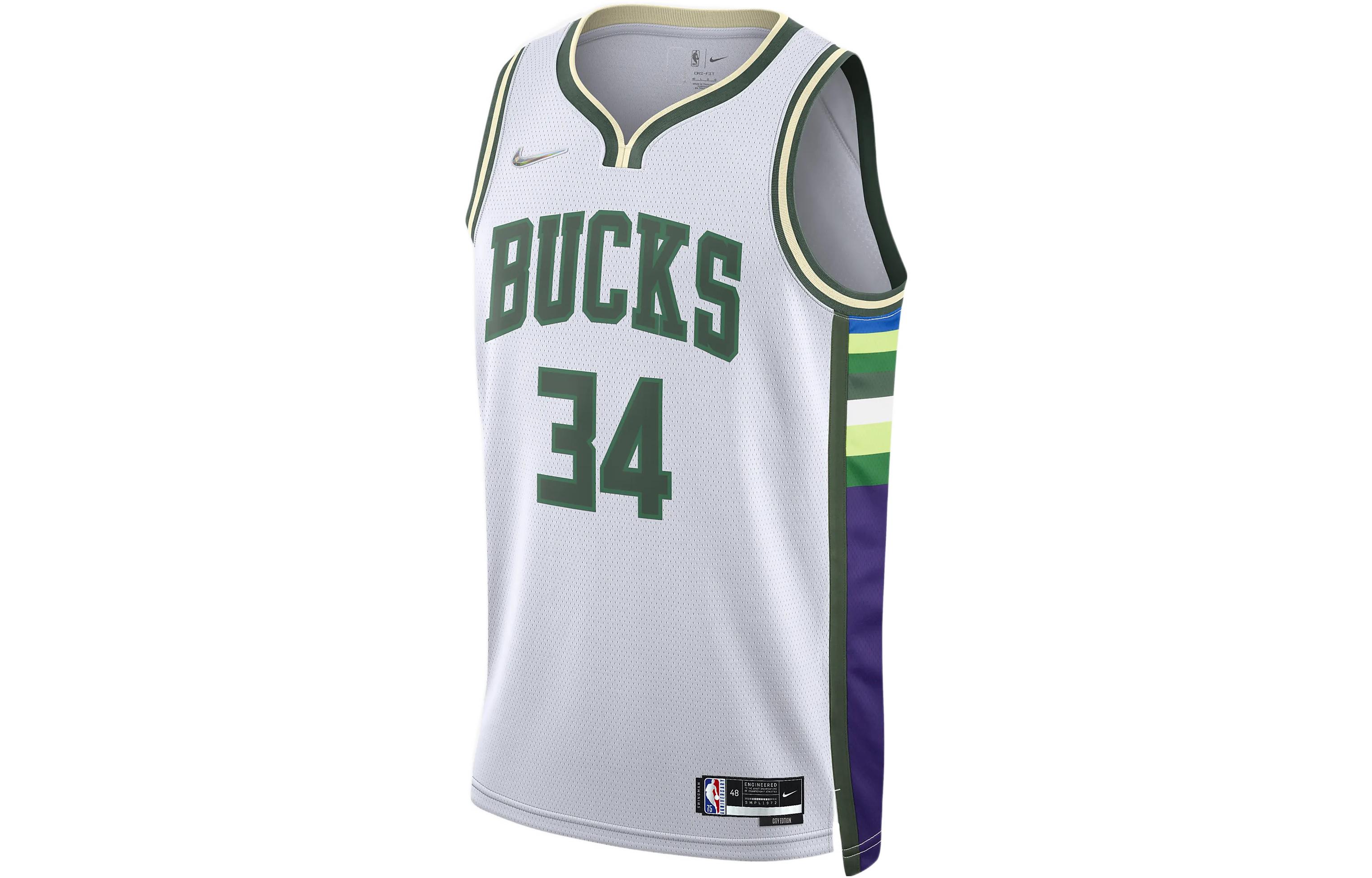 Nike Nba Milwaukee Bucks City Edition Giannis Antetokounmpo
