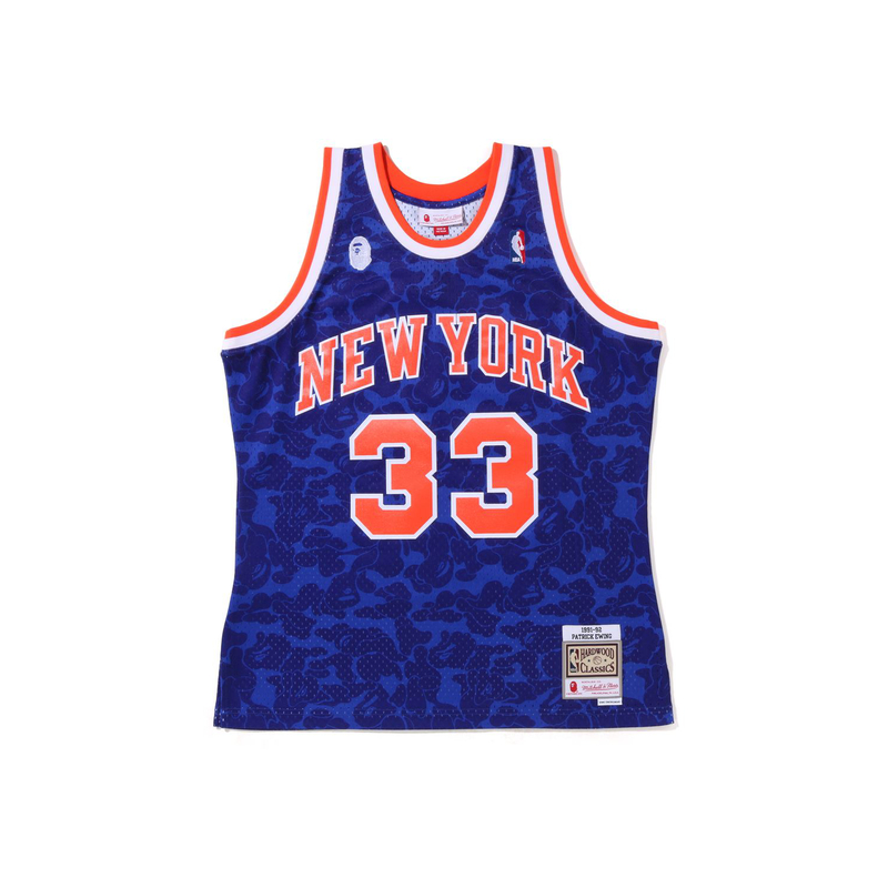 A BATHING APE X Mitchell & Ness Knicks Abc Basketball